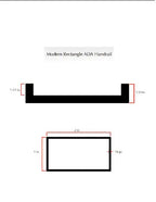 2"x1" Rectangle Metal Handrail RailCraft