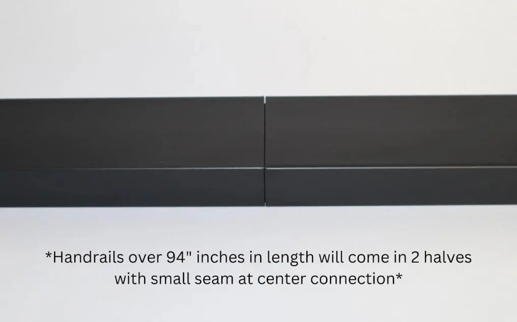 2"x0.5" Slim Metal Handrail RailCraft
