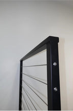 Metal Cable Railing (Guardrail), 2"x1" Top Rail & 3/16" Cables RailCraft