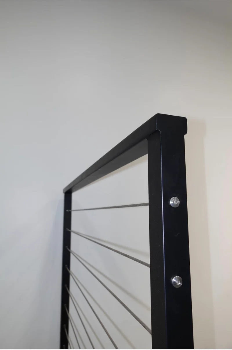 Metal Cable Railing (Guardrail), 2"x1" Top Rail & 3/16" Cables RailCraft