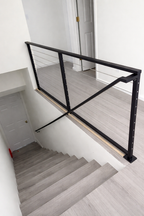 Metal Cable Railing (Guardrail), 2"x1" Top Rail & 3/16" Cables RailCraft