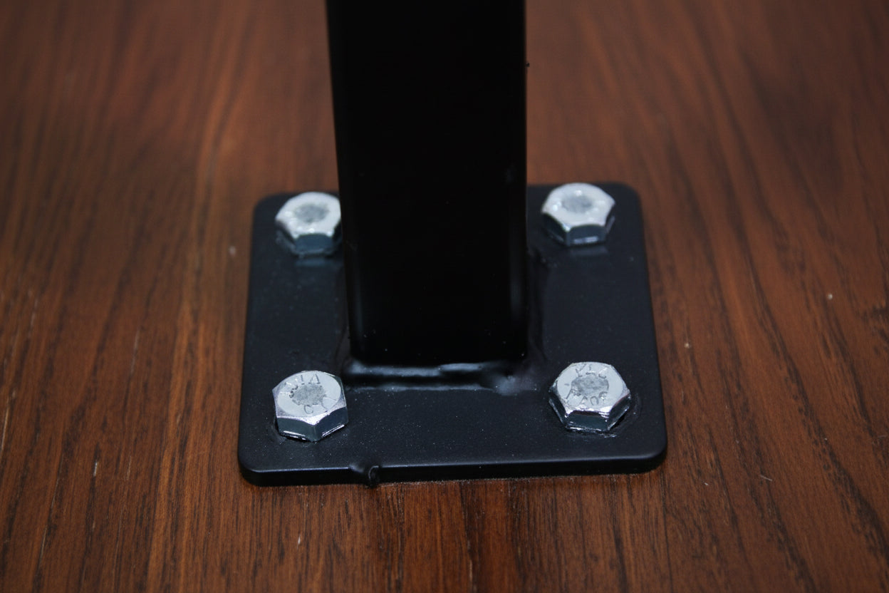 1.5" Engraved Wrought Iron Handrail for 1–3 Steps Metal Craft