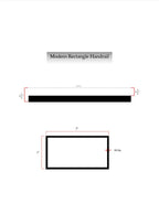 2"x1" Rectangle Metal Handrail (Straight Cut) RailCraft