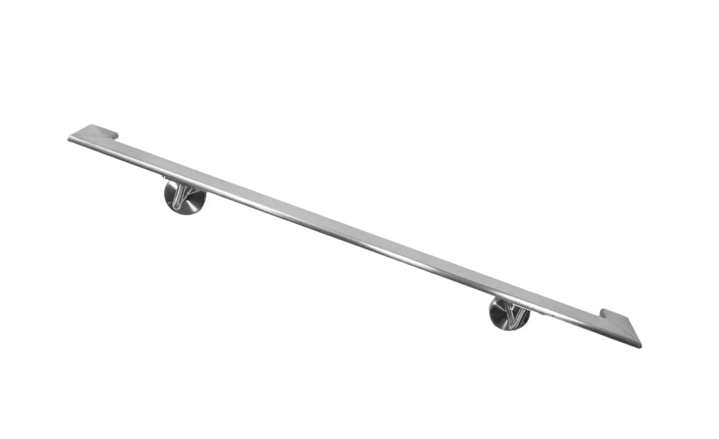 2"x0.5" Slim Oval Lux Stainless Steel Handrail RailCraft