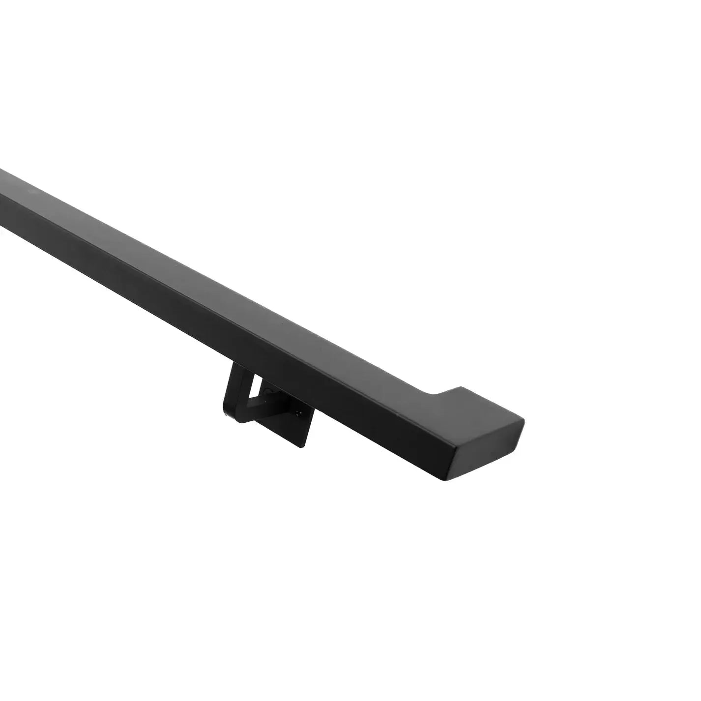 2"x1" Rectangle Metal Handrail (Square L Brackets) RailCraft