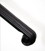 2" Molded Cap, Single-post Metal Handrail for 1 to 3 Steps Metal Craft