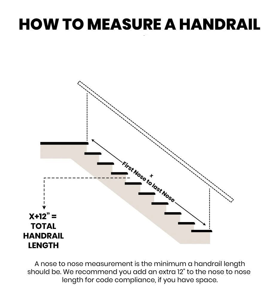 2"x1" Rectangle Metal Handrail RailCraft