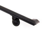 2"x1" Molded Cap, Solid Metal Handrail Metal Craft