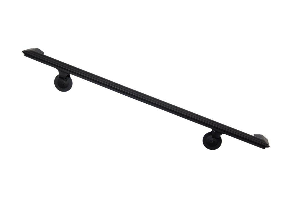 2"x1" Molded Cap, Solid Metal Handrail Metal Craft