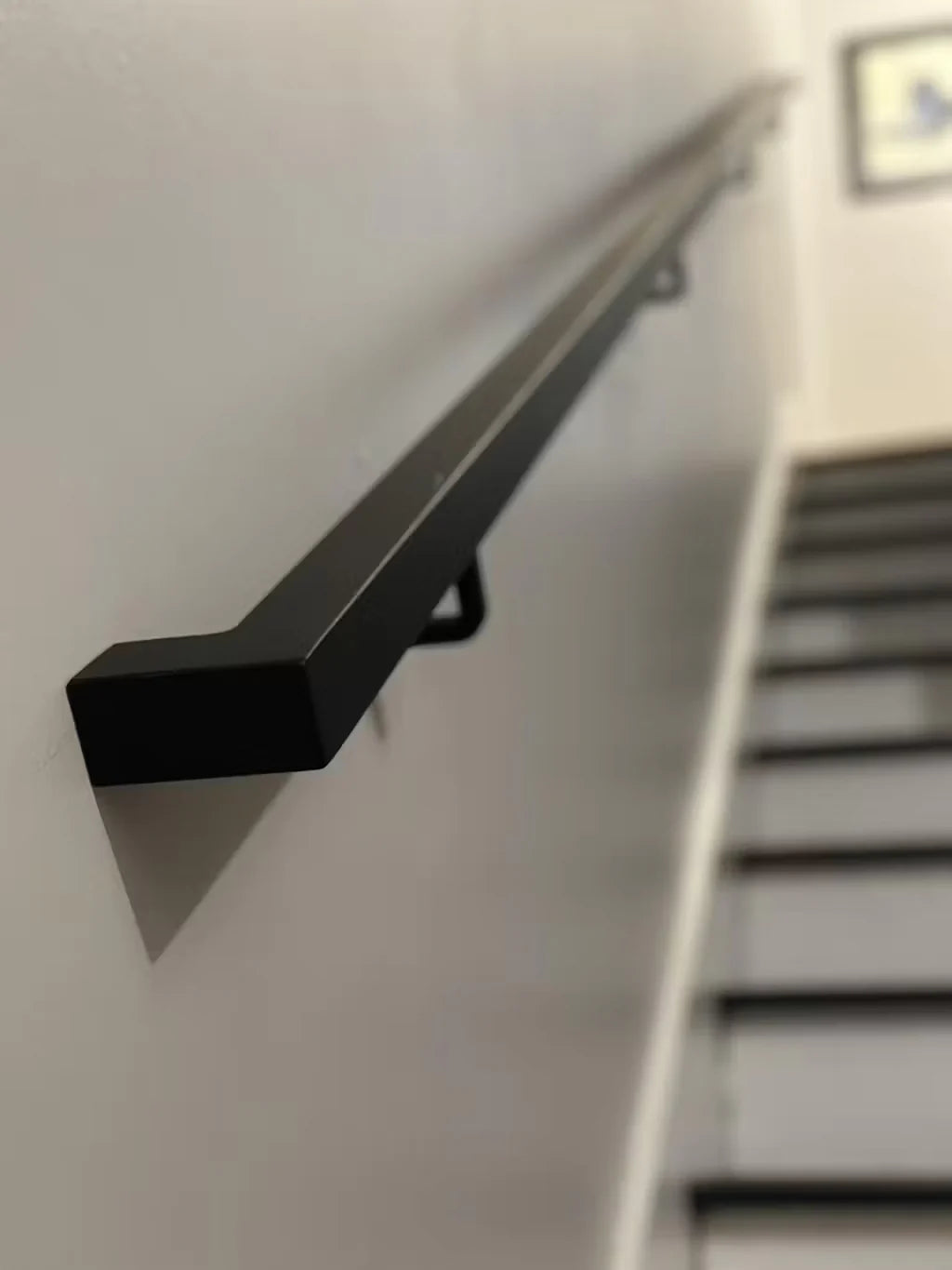1.5"x1.5" Square Metal Handrail for Stairs RailCraft