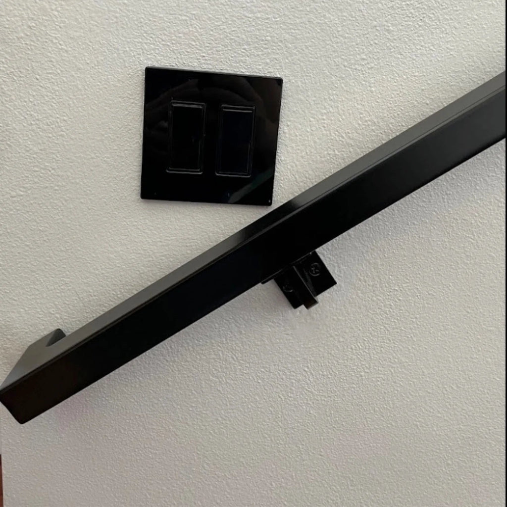 1.5"x1.5" Square Metal Handrail for Stairs RailCraft